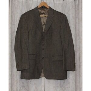 100% lambswool size 42R Chaps by Ralph Lauren‎ grayish brown blazer